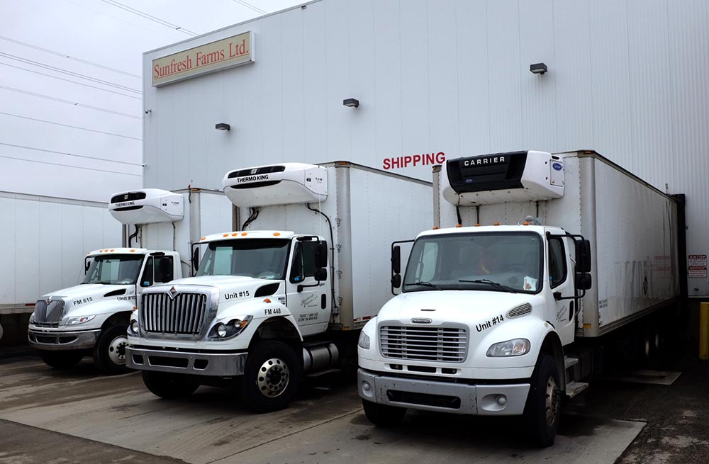 Our fleet includes 3 tractors, four trailers and four 5 ton trucks